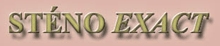 Sténo Exact
